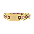 Donut Sprinkle Dog Collar - plastic gold