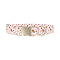 Bohemian Floral Dog Collar - metal silver