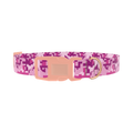 Pink Digital Camo Dog Collar - plastic rose gold