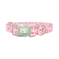 Christmas Holiday Dog Collar - plastic silver