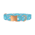 Sailboat Ocean Dog Collar - metal rose gold