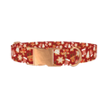 Christmas Cookie Dog Collar - metal rose gold