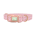 Christmas Ho Ho Ho Dog Collar - plastic rose gold