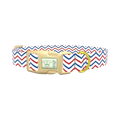 Patriotic Chevron Dog Collar - plastic gold