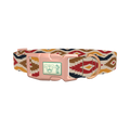 Tribal Rhombus Star Dog Collar - plastic rose gold