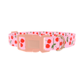 Cherry Pattern Dog Collar - plastic rose gold