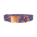 Space Comet Dog Collar - metal rose gold
