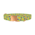 Fruit Pattern Dog Collar - metal rose gold