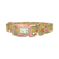 Woodland Fox Dog Collar - plastic rose gold