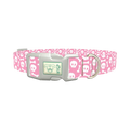 Skull and Bones Dog Collar - plastic silver