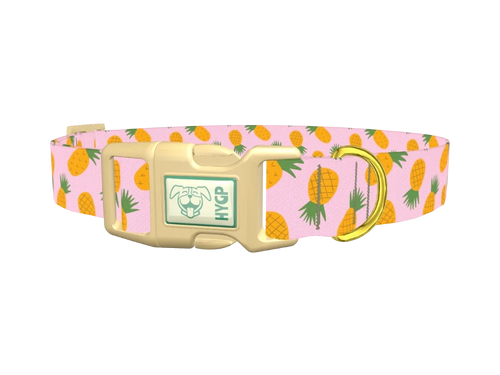 Tropical Pineapple Dog Collar
