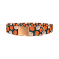 Pumpkin Patch Dog Collar - metal rose gold
