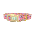 Colorful Donut Dog Collar - plastic gold