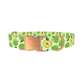Green Apple Dog Collar - metal rose gold