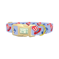 Patriotic Hat Dog Collar - plastic gold