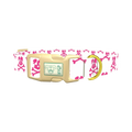 Pirate Dog Skull Dog Collar - plastic gold