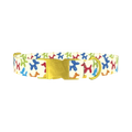 Balloon Animal Dog Collar - metal gold