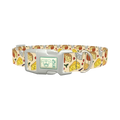 Cheese and Tomato Dog Collar - plastic silver