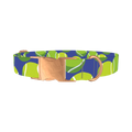 Tennis Ball Dog Collar - metal rose gold