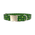 Dark Clover Dog Collar - metal gold