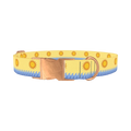 Beach Sun Dog Collar - metal rose gold