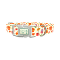 Thanksgiving Pie Dog Collar - plastic rose gold