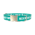 Key West Mile 0 Dog Collar - metal rose gold