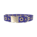 Sun and Moon Dog Collar - metal gold