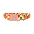 Autumn Pumpkin Dog Collar - plastic rose gold