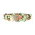 Paint Splatter Dog Collar - metal silver