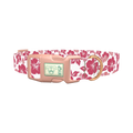 Hibiscus Blossom Dog Collar - plastic rose gold
