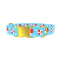 Peppermint Mitten Dog Collar - metal gold