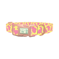 Yellow Bunny Dog Collar - plastic rose gold