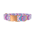 Tribal Chevron Dog Collar - metal silver