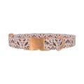 Halloween Witchy Dog Collar - metal rose gold