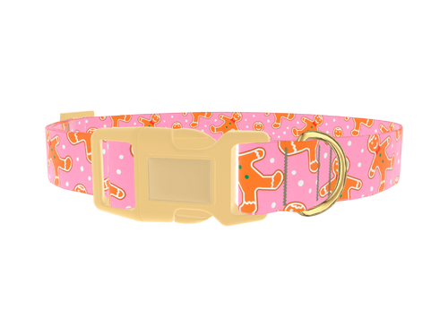 Gingerbread Christmas Dog Collar