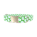 Floral Easter Egg Dog Collar - metal silver