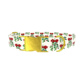 Christmas Mistletoe Dog Collar - metal gold