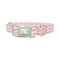 Valentine's Heart Dog Collar - plastic silver