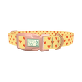 Clay Heart Dog Collar - plastic rose gold