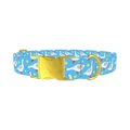 Goose Floral Dog Collar - metal gold