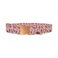 Mystical Nature Dog Collar - metal rose gold