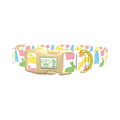 Colorful Easter Bunny Dog Collar - plastic gold