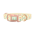 Colorful Reindeer Dog Collar - plastic rose gold