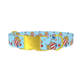 Movie Night Dog Collar - metal gold