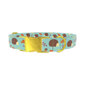 Autumn Hedgehog Dog Collar - metal gold