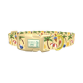 Beach Summer Dog Collar - plastic gold