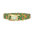 Gingerbread Cookie Dog Collar - plastic gold