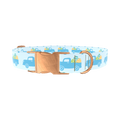 Easter Truck Dog Collar - metal rose gold