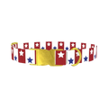 Bicolor Star Dog Collar - metal gold